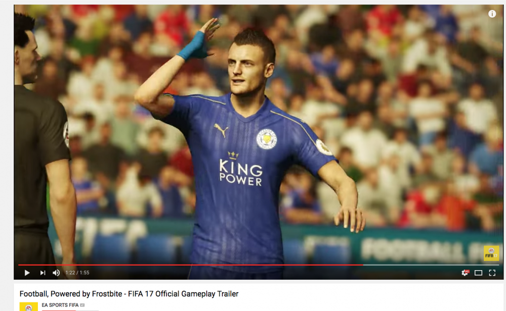 Jamie Vardy FIFA 17 Official Gameplay trailer.png